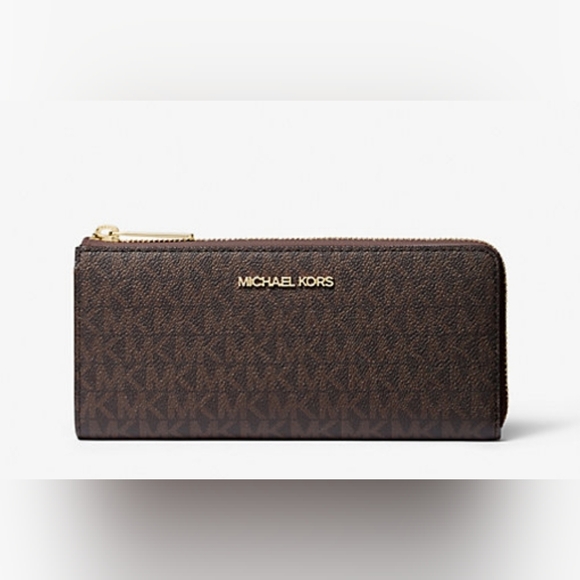 Jet Set Travel Large Logo Quarter-Zip Wallet - Picture 1 of 2